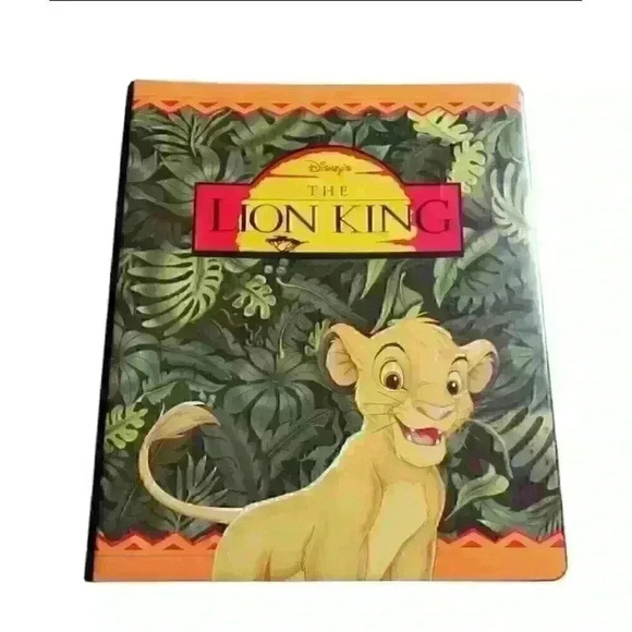 Lion King trading Card Binder Series 1 & 2 Skybox Disney 1994 MINT CONDITION - Picture 1 of 10